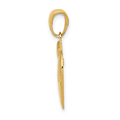 10k #1 Teacher Apple Pendant