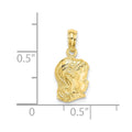 10k Girl Head Charm