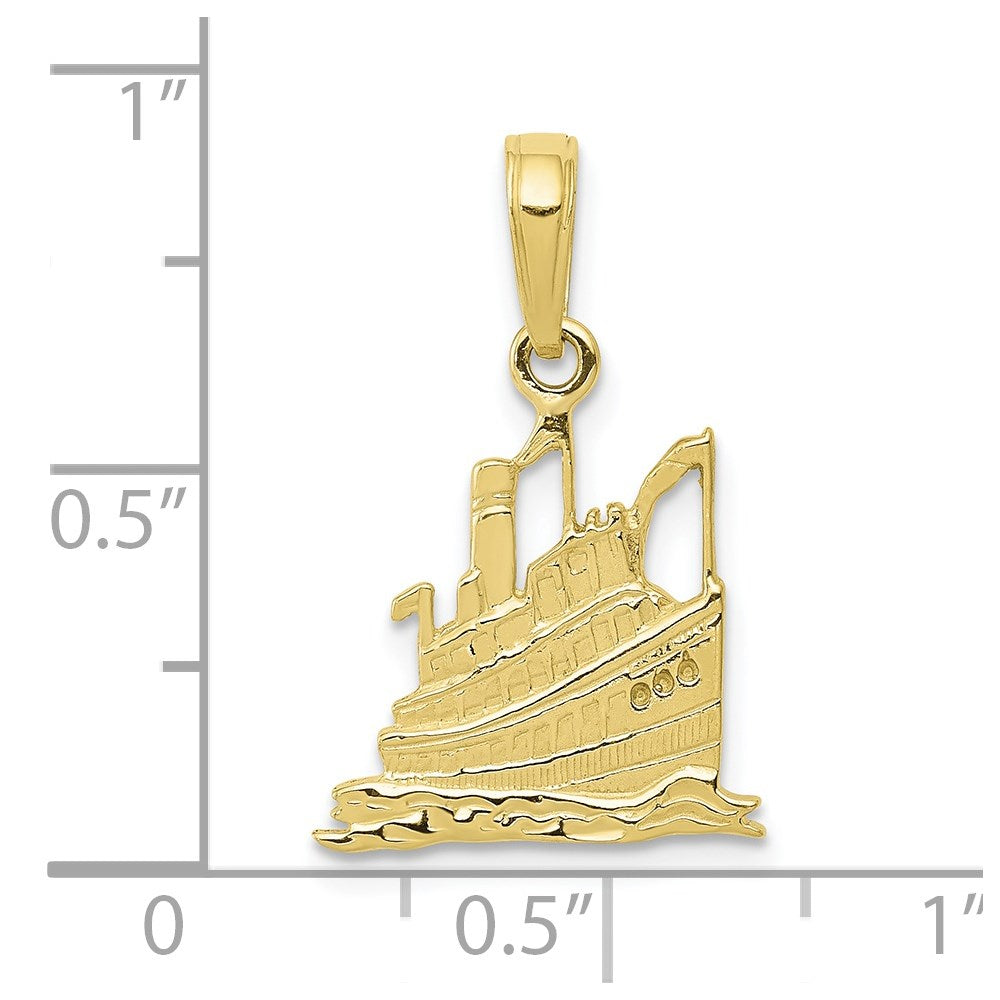 10K Cruise Ship Pendant
