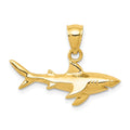 10K Shark Pendant