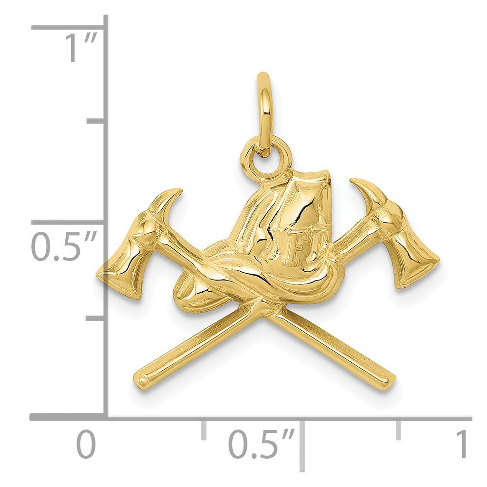 10k Fire Department Charm