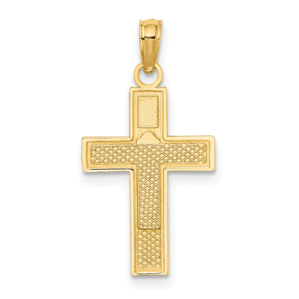 10K RN Caduceus Cross Charm