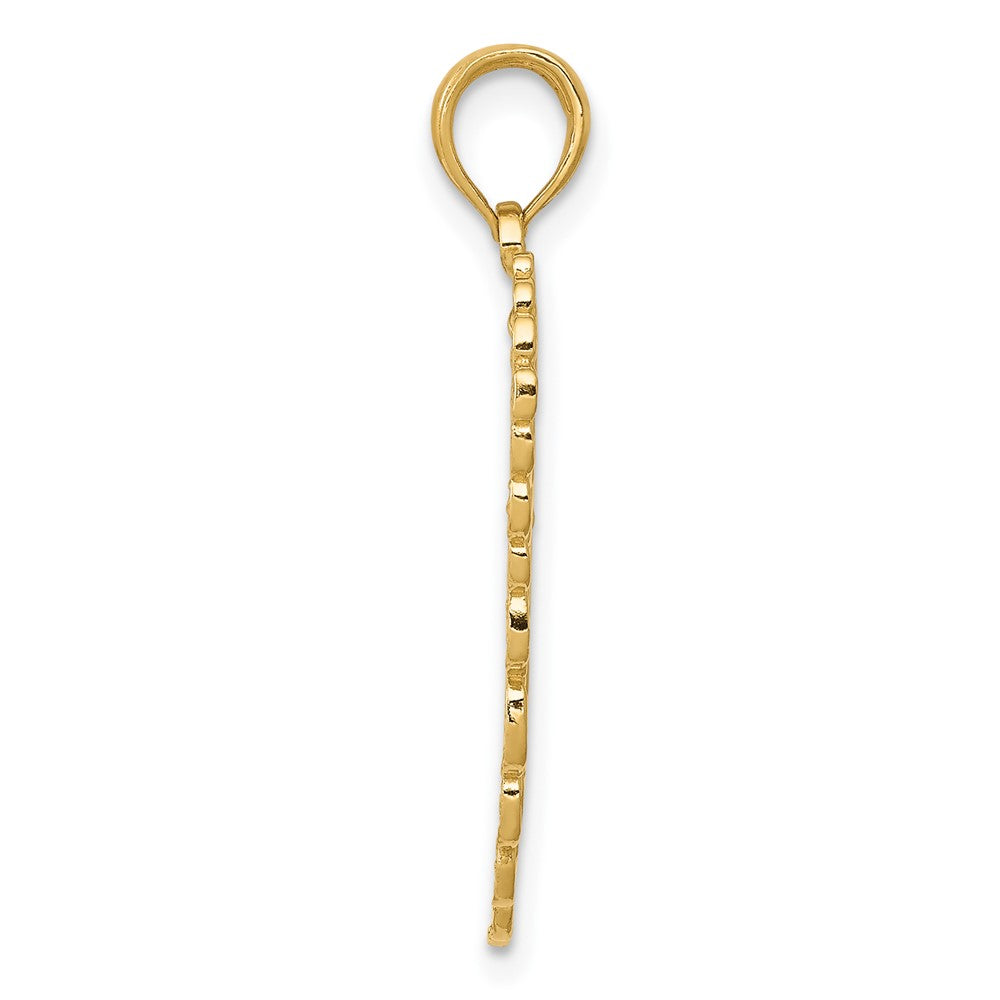 10K Angel Wing Pendant