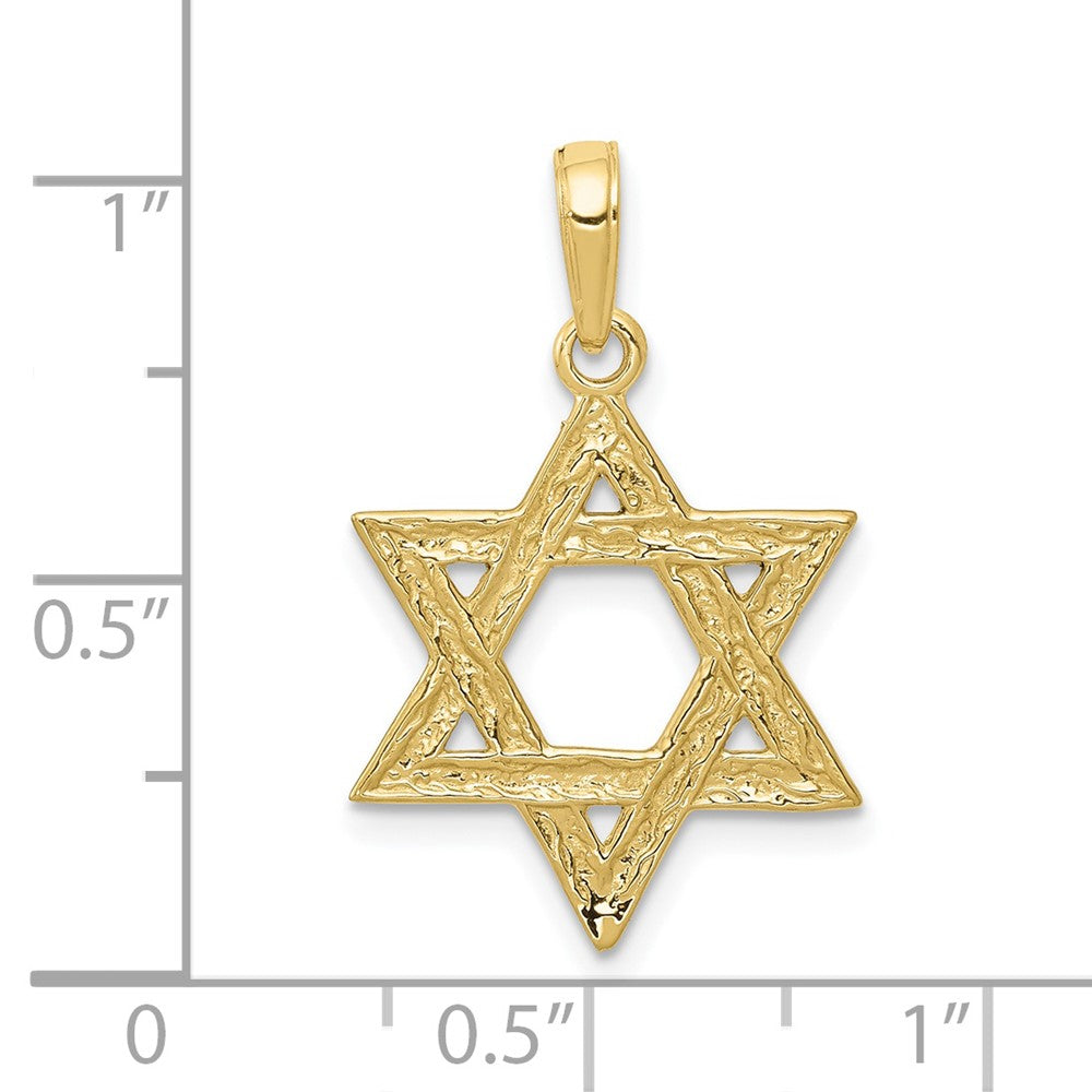 10K Star of David Pendant