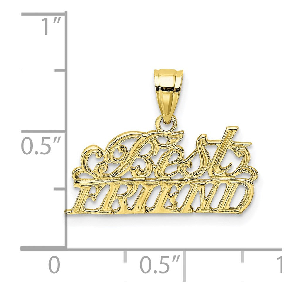 10K BEST FRIEND Pendant