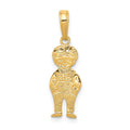 10K Boy with Hands in Pocket Pendant