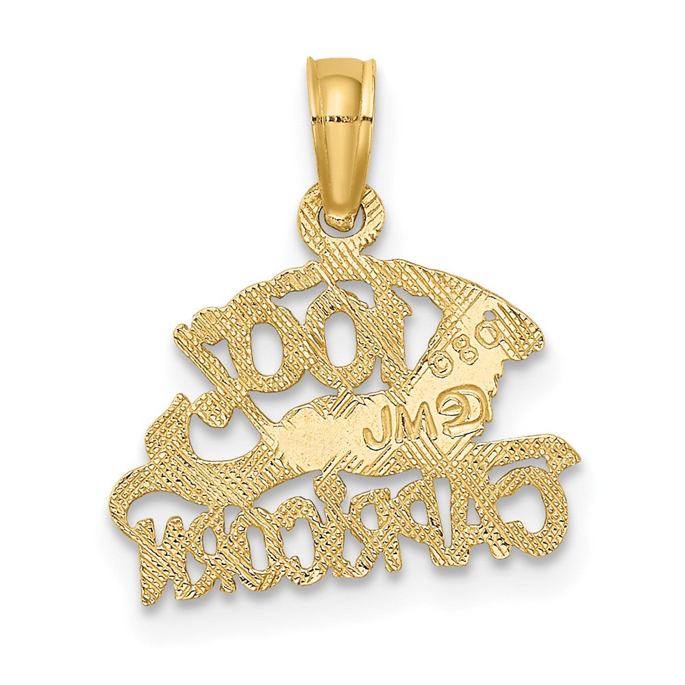 10K 100% CAPRICORN Zodiac Charm