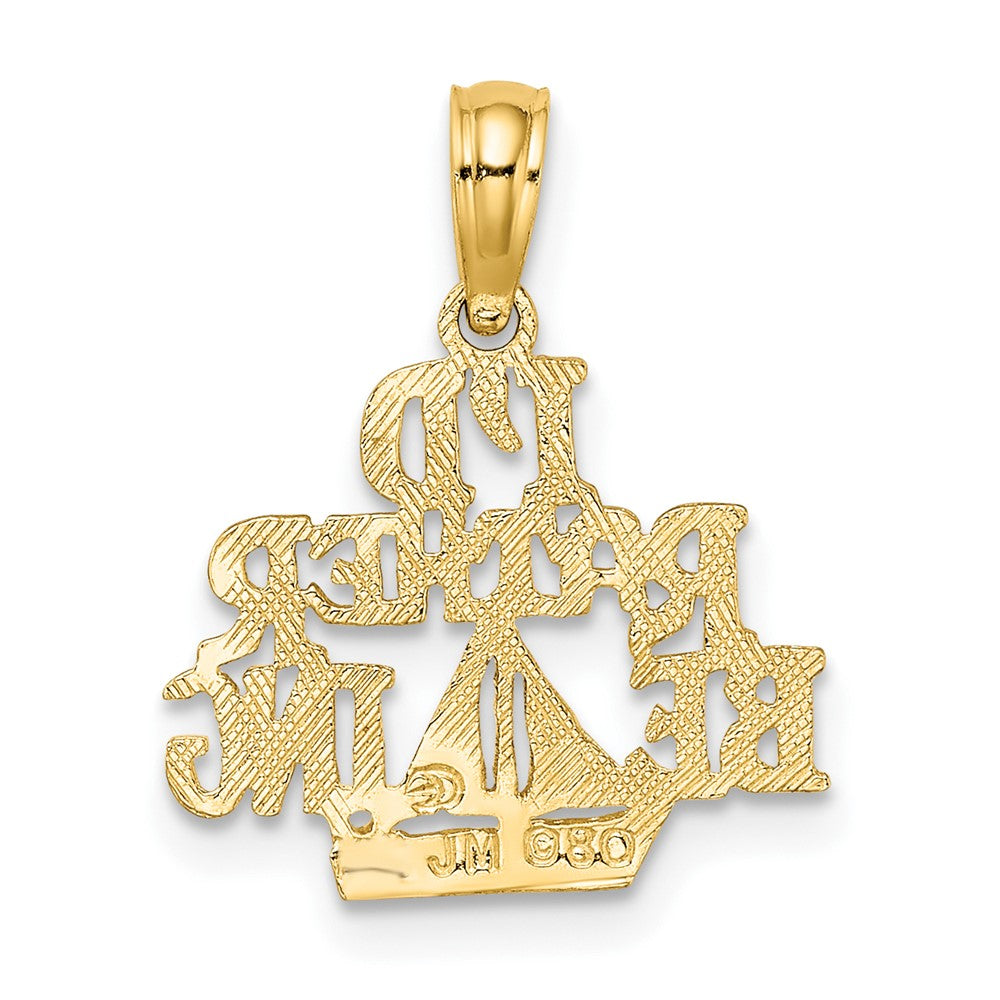 10K I'D RATHER BE SAILING Charm