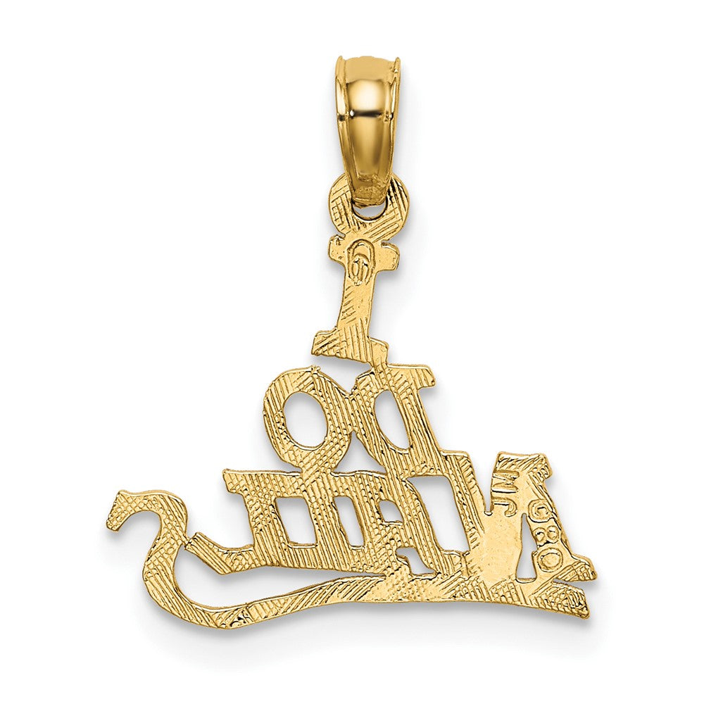 10K I DO NAILS Charm