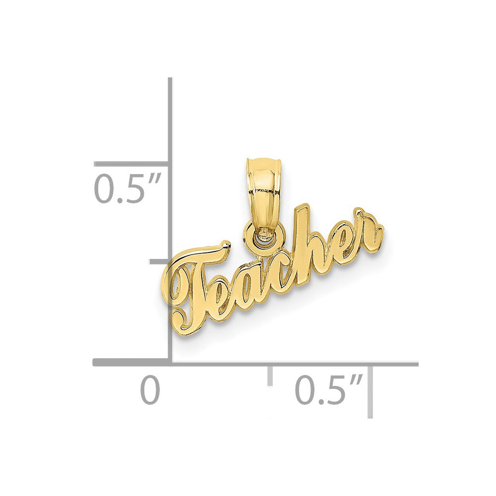 10k TEACHER Charm