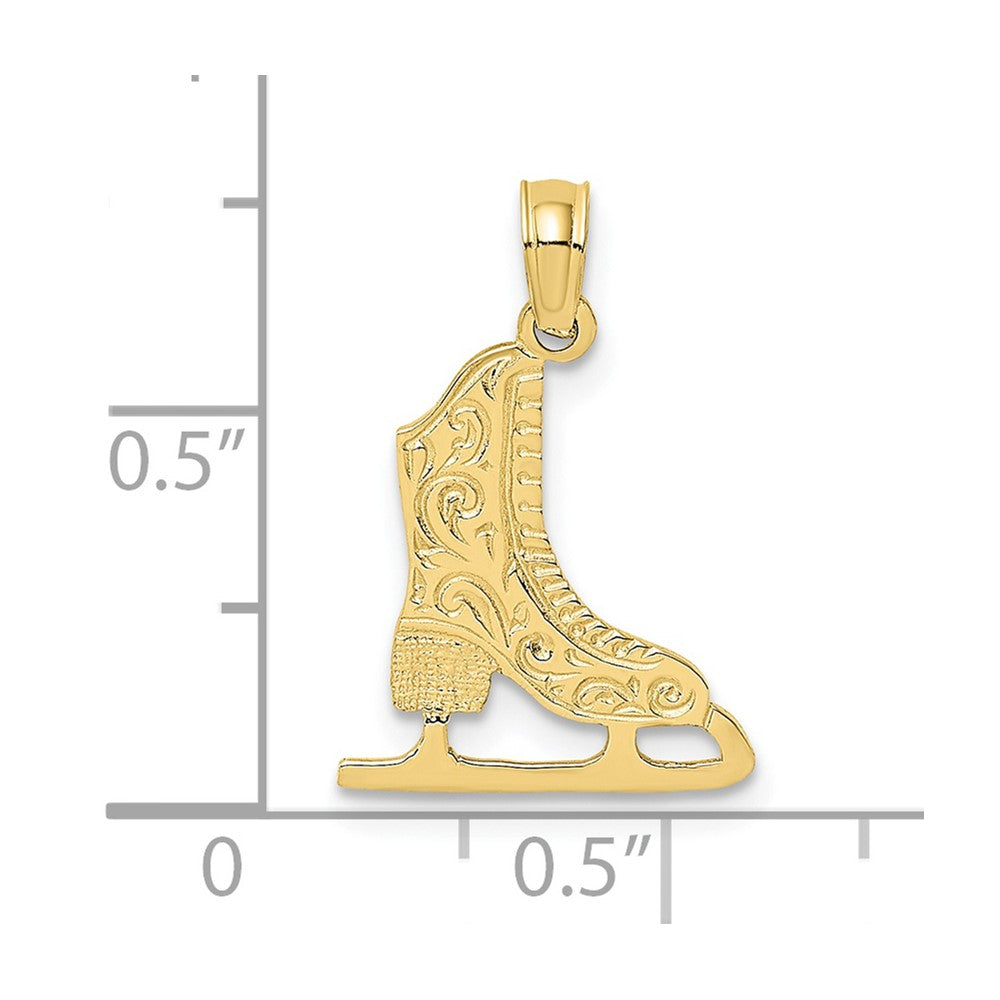 10K Ice Skate Charm