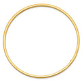 10k 3mm Polished Square Tube Slip-on Bangle