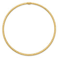 10k 2mm Diamond-cut Tube Slip-on Bangle