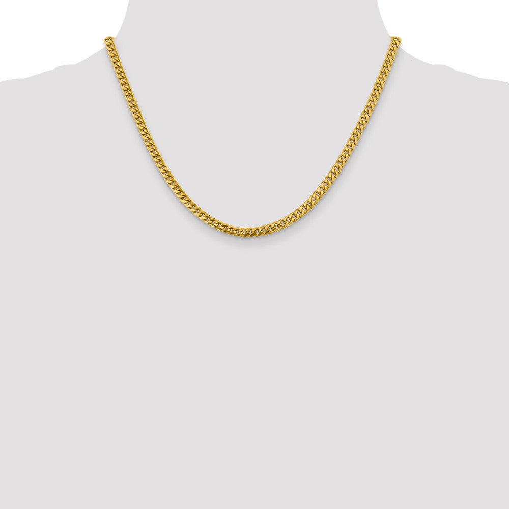 10K 4.25mm Solid Miami Cuban Chain