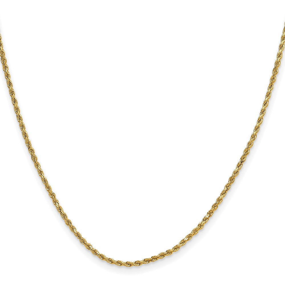 10k 2.0mm Semi-solid D/C Rope Chain