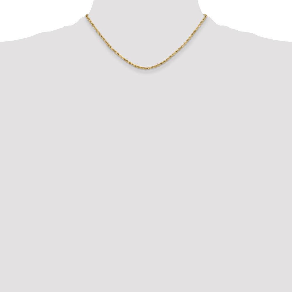 10k 3.0mm Semi-solid D/C Rope Chain