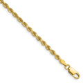 10k 3.0mm Semi-solid D/C Rope Chain