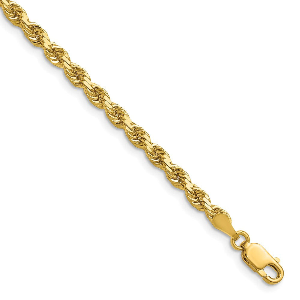 10k 3.5mm Semi-solid D/C Rope Chain