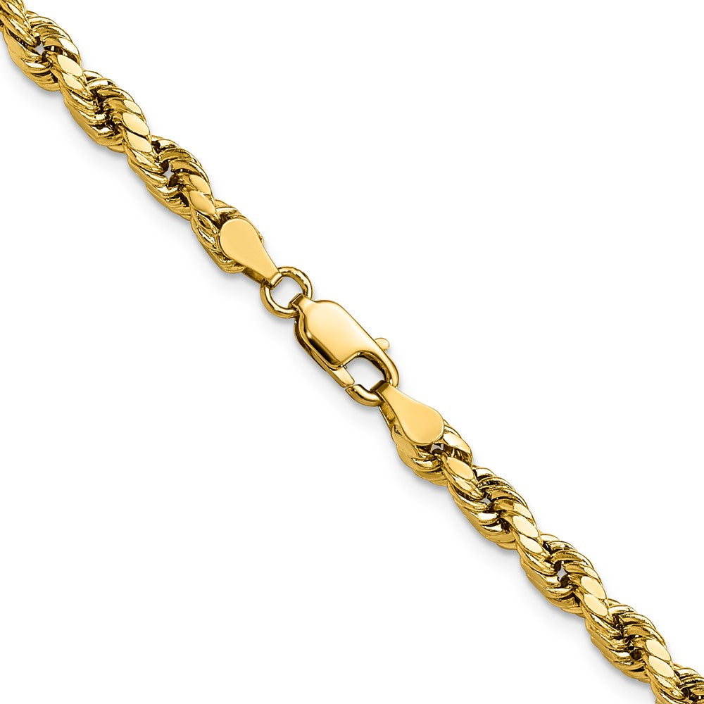 10k 4.0mm Semi-solid D/C Rope Chain