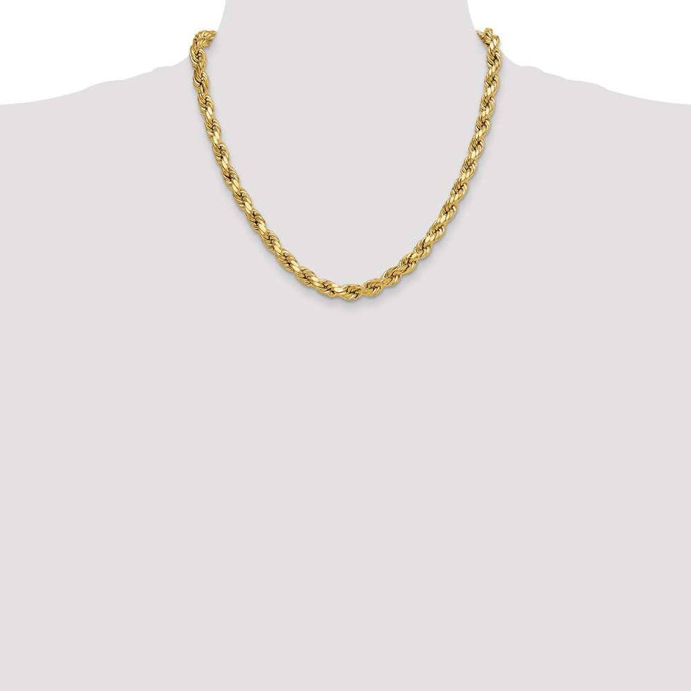 10k 8.0mm Semi-solid D/C Rope Chain