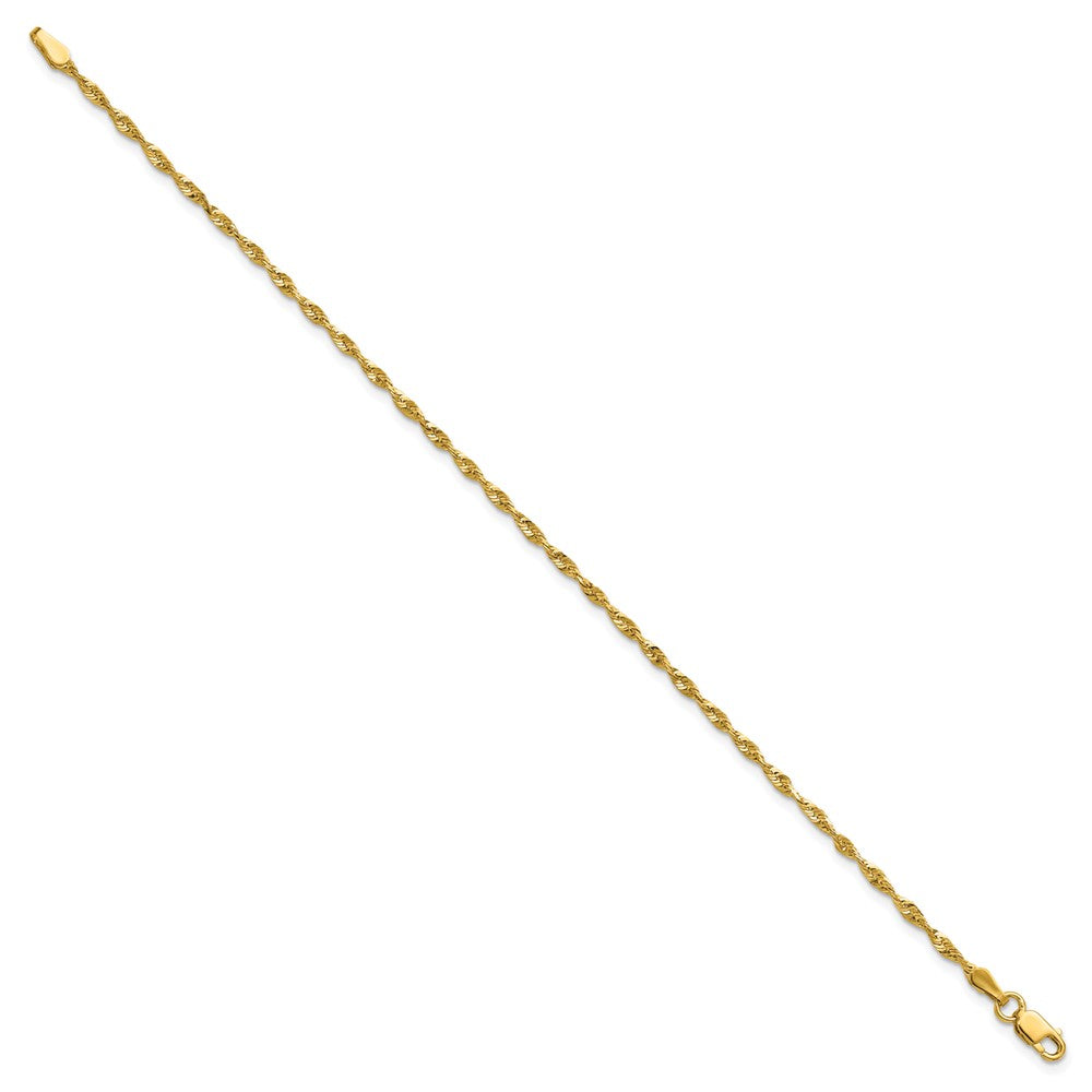 10k 2.0mm Ultra D/C Lightweight Rope Chain