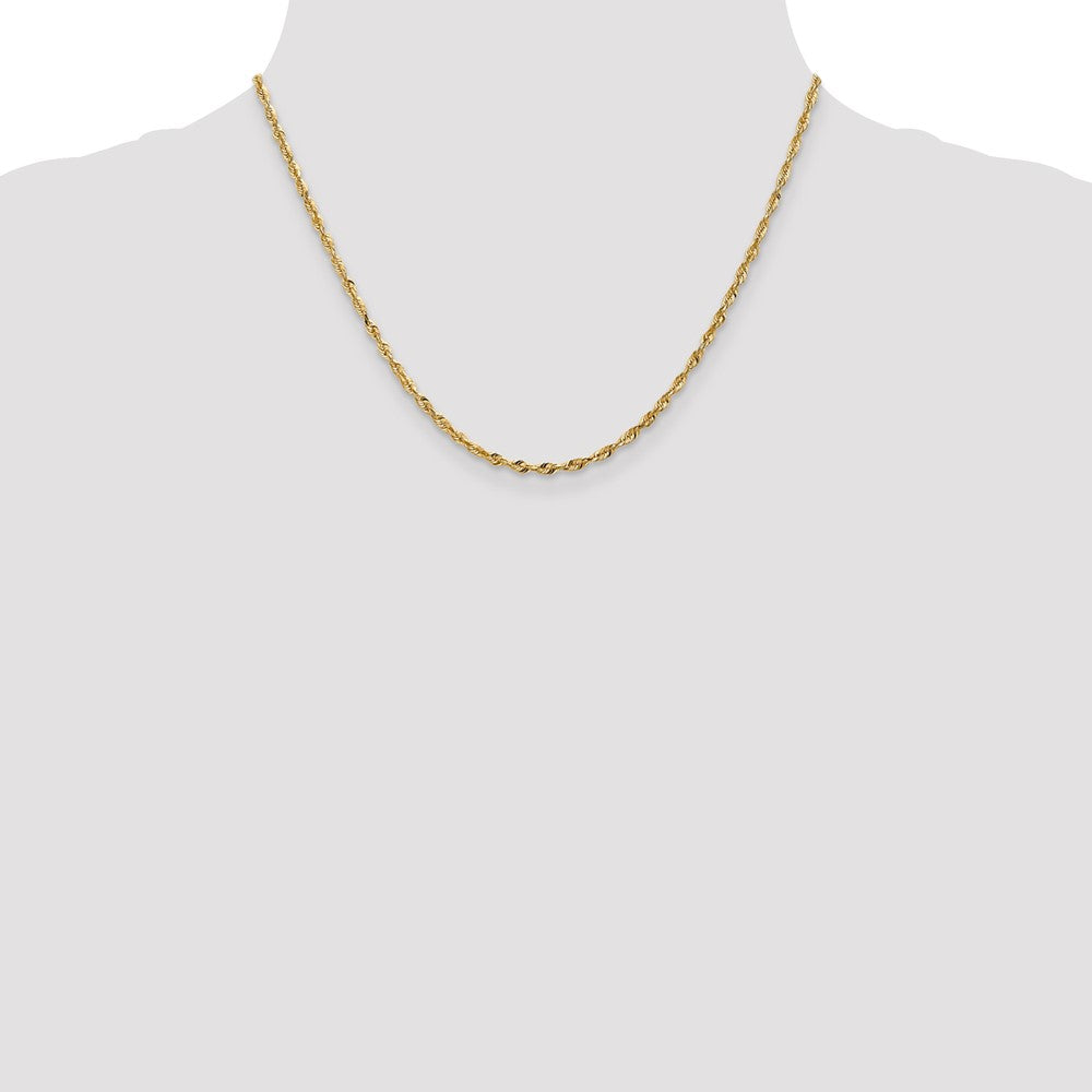 10k 2.5mm Ultra D/C Lightweight Rope Chain