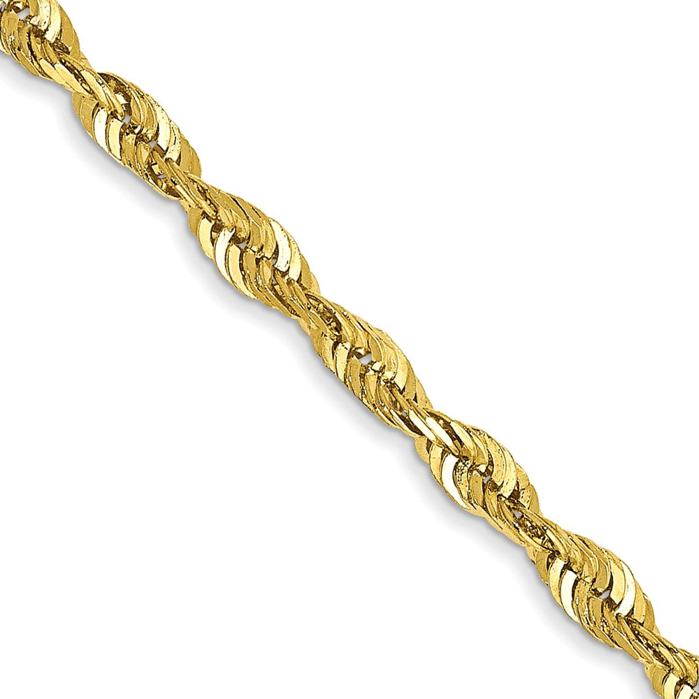 10k 2.5mm Ultra D/C Lightweight Rope Chain