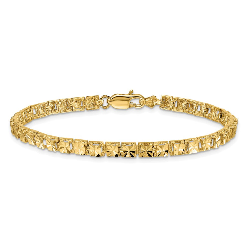 10K Diamond-Cut Bracelet