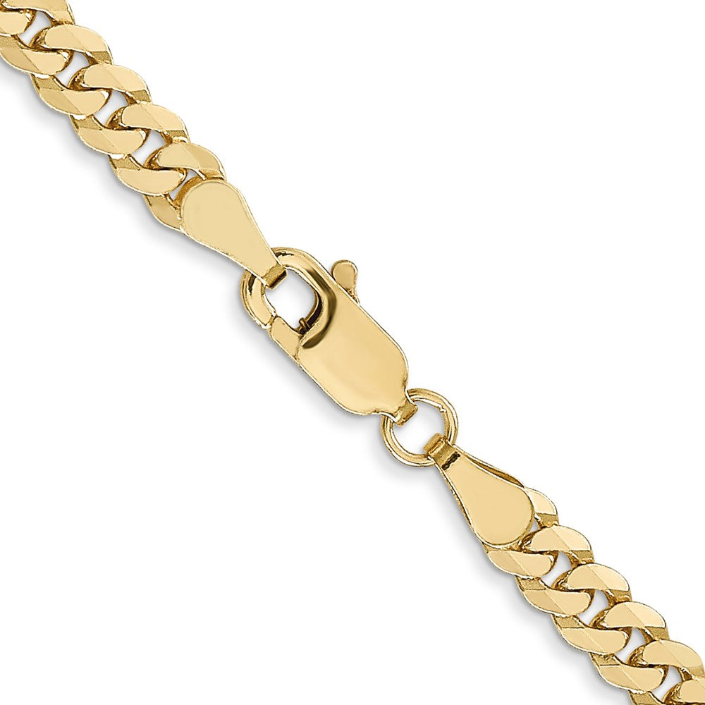 10k 3.9mm Flat Beveled Curb Chain