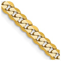 10k 3.9mm Flat Beveled Curb Chain