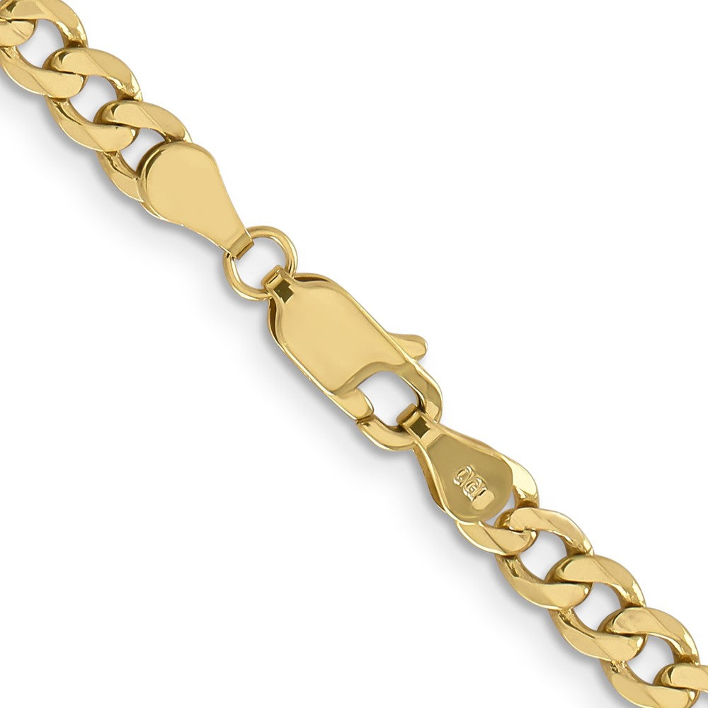 10K 4.75mm Flat Figaro Chain
