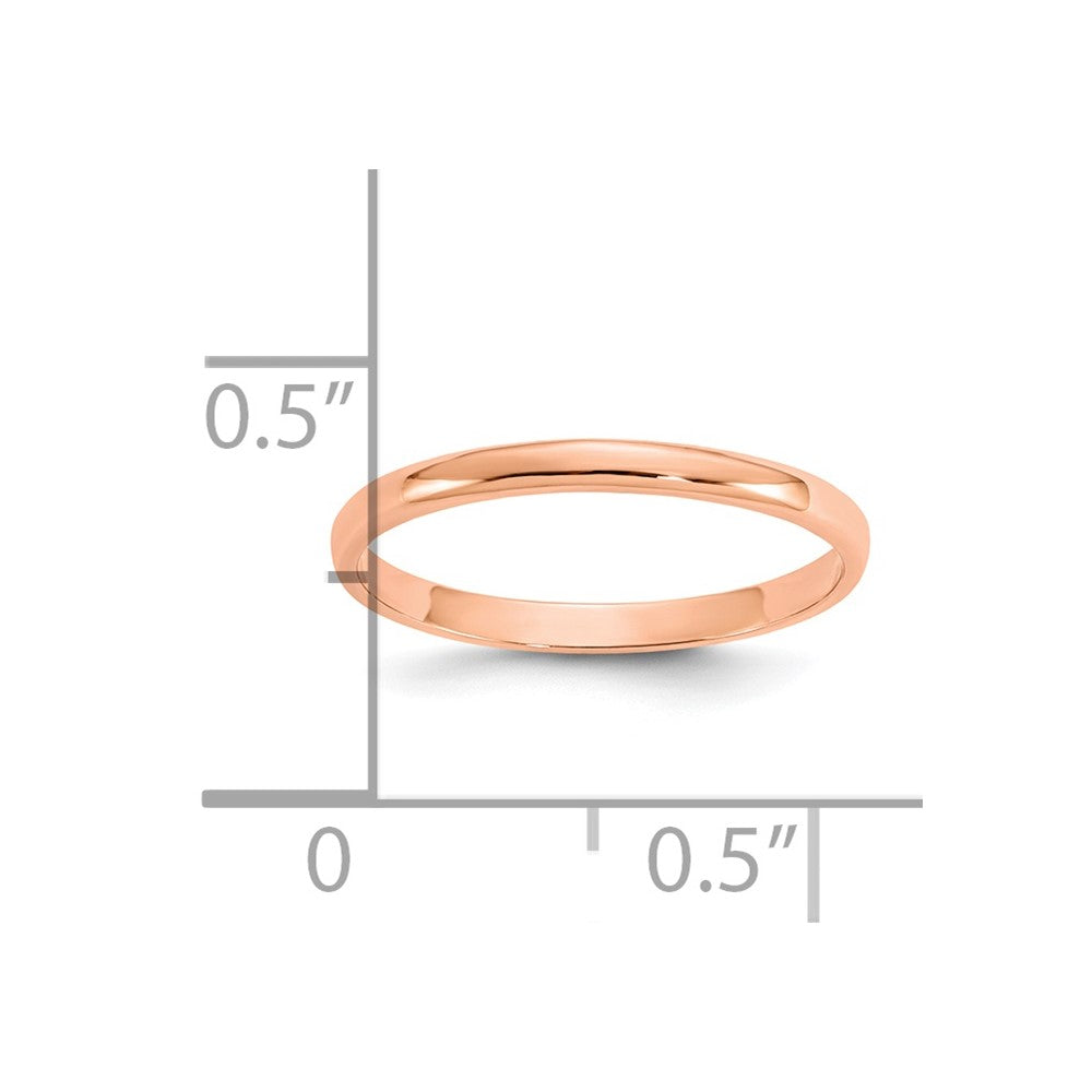 10K Rose Gold Polished Child's Ring