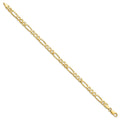 10k 5.25mm Fancy Polished Link Bracelet