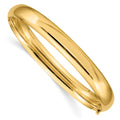 10k 5/16 High Polished Hinged Bangle Bracelet