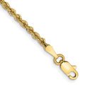 10k 2.25mm Solid Rope Chain
