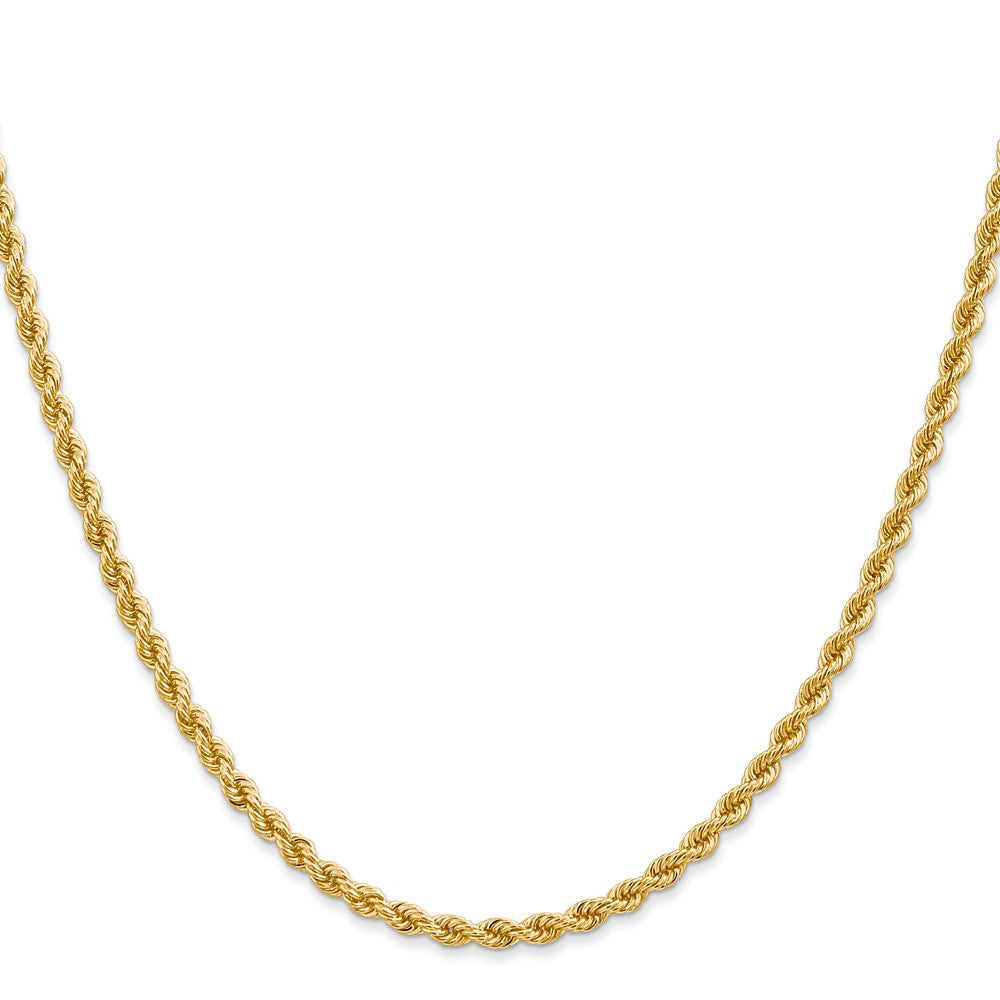 10k 2.75mm Solid Rope Chain
