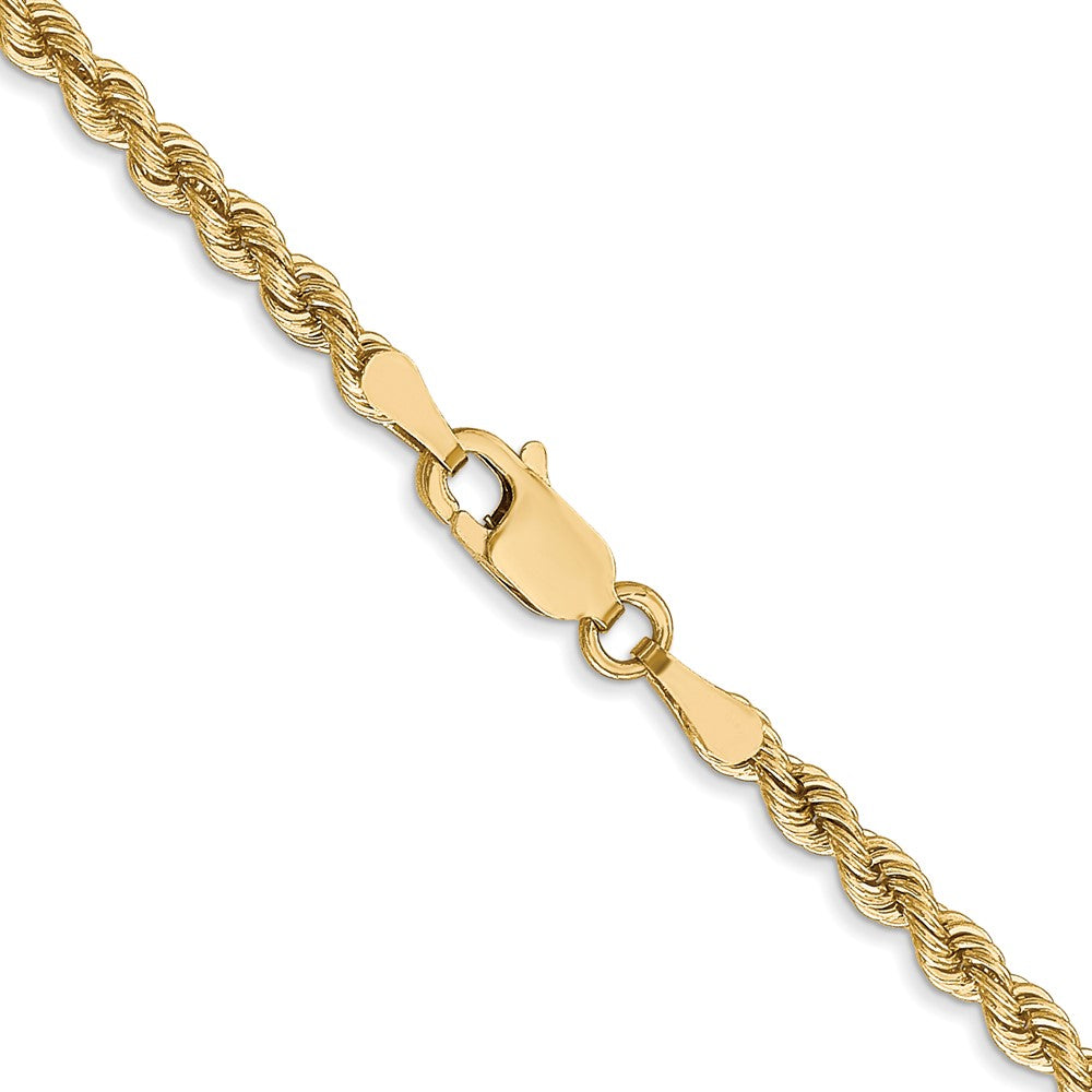 10k 2.75mm Solid Rope Chain