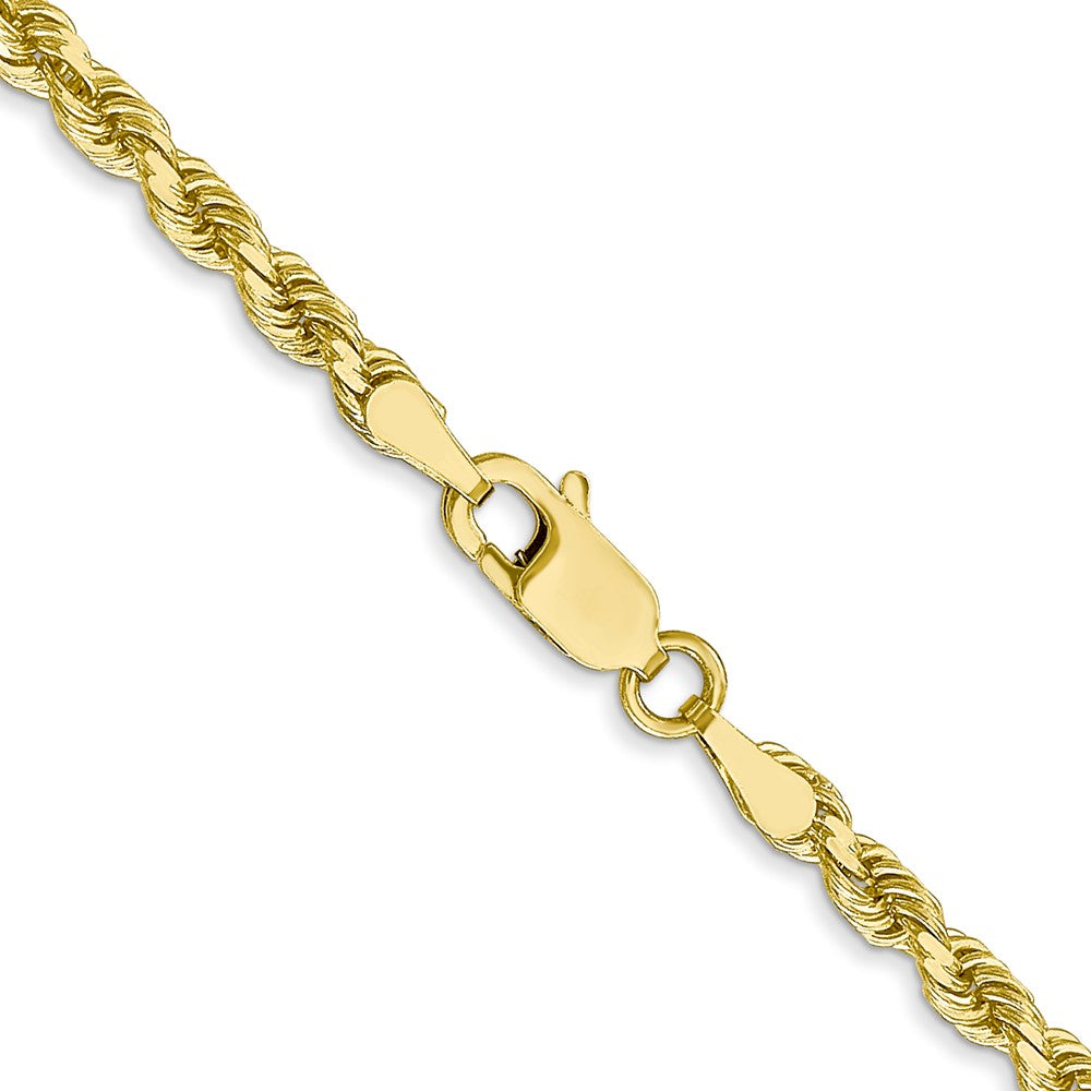 10k 3.0mm Diamond-cut Rope Chain