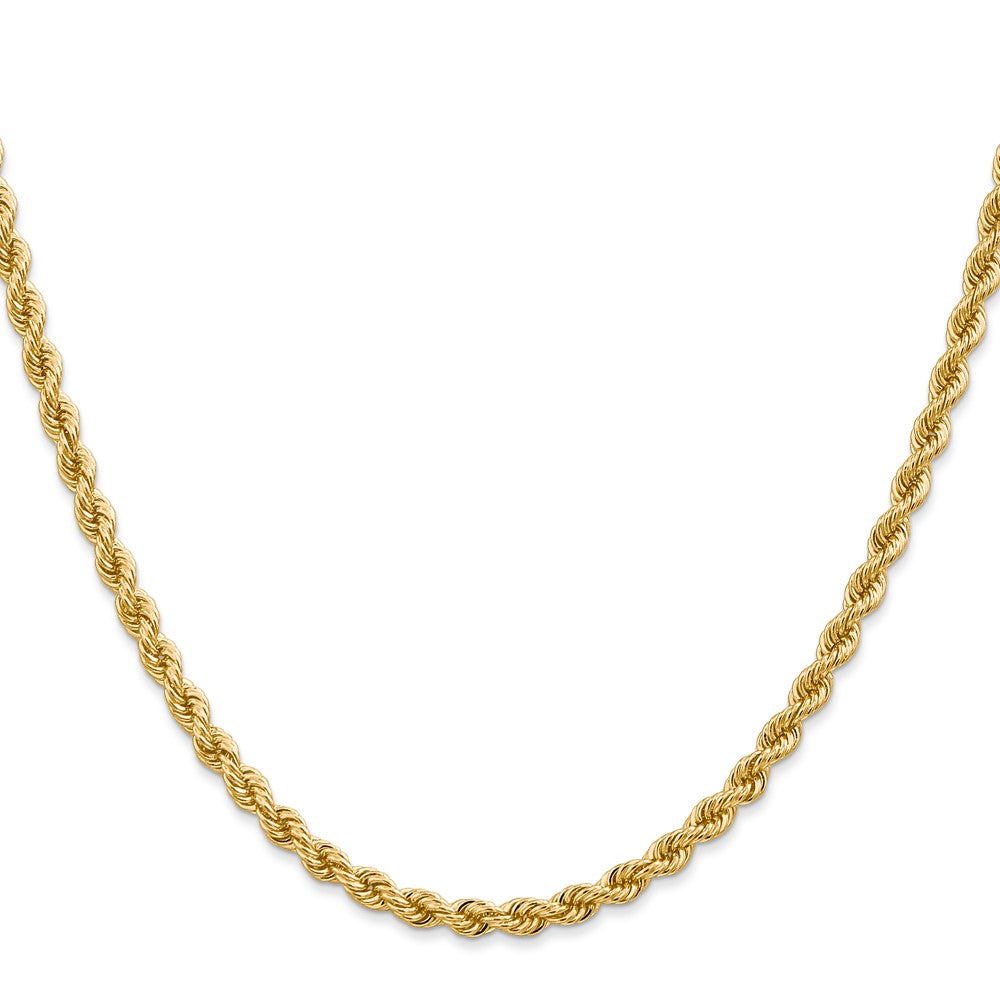 10k 3.65mm Solid Rope Chain