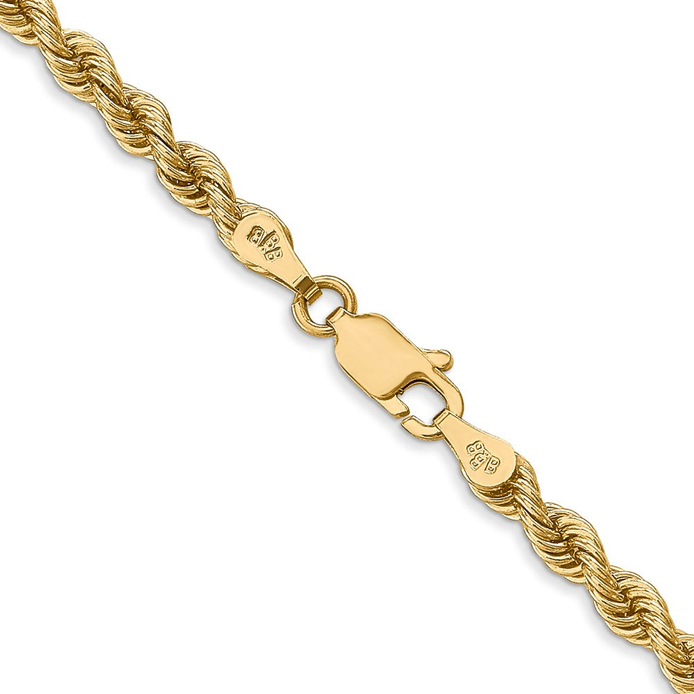 10k 3.65mm Solid Rope Chain