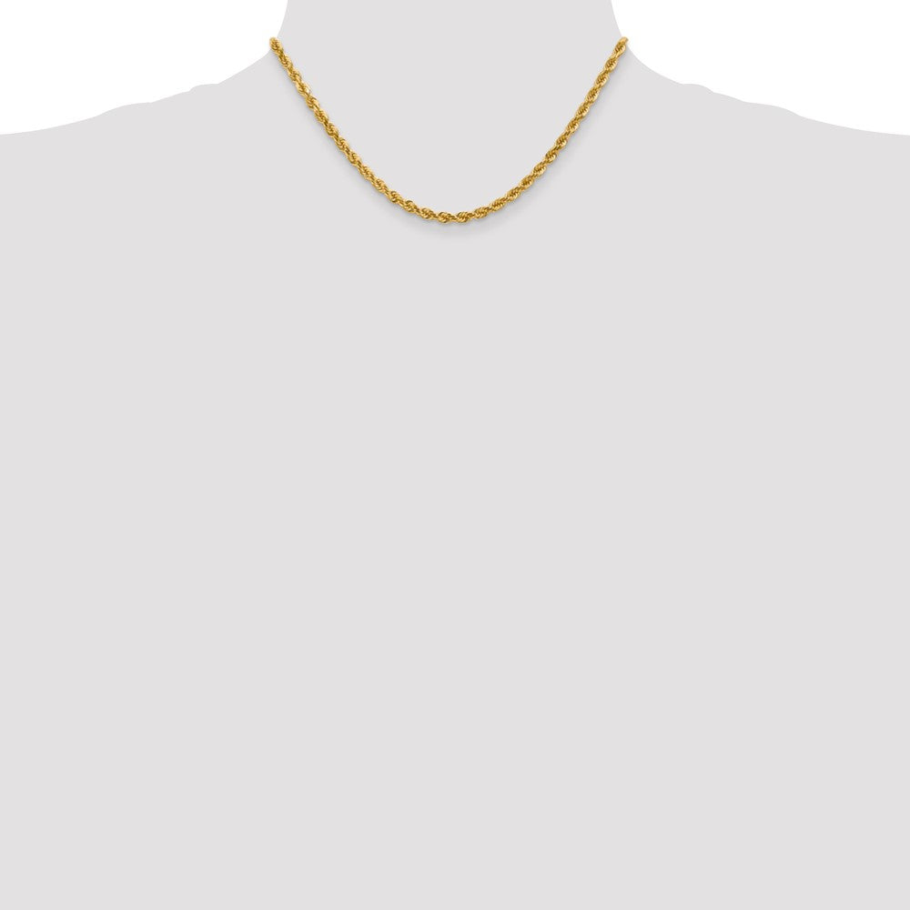 10k 4.0mm Diamond-cut Rope Chain