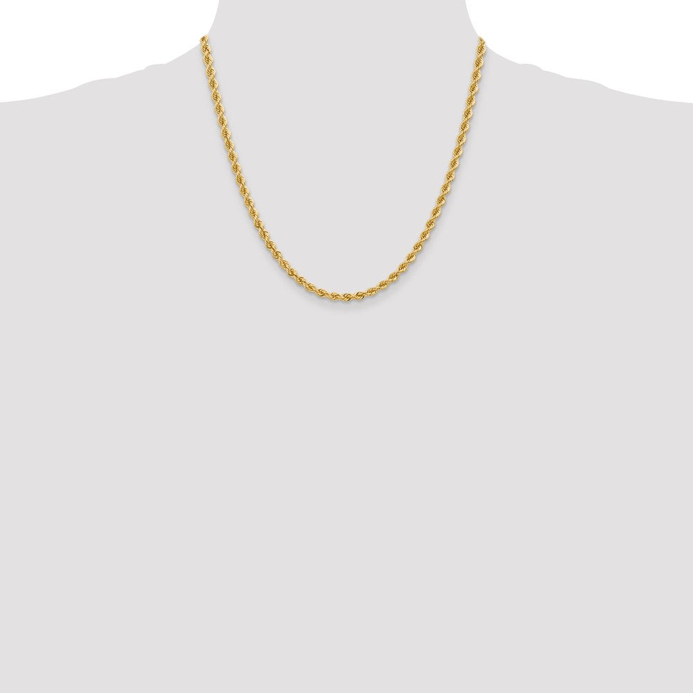 10k 4.0mm Solid Rope Chain