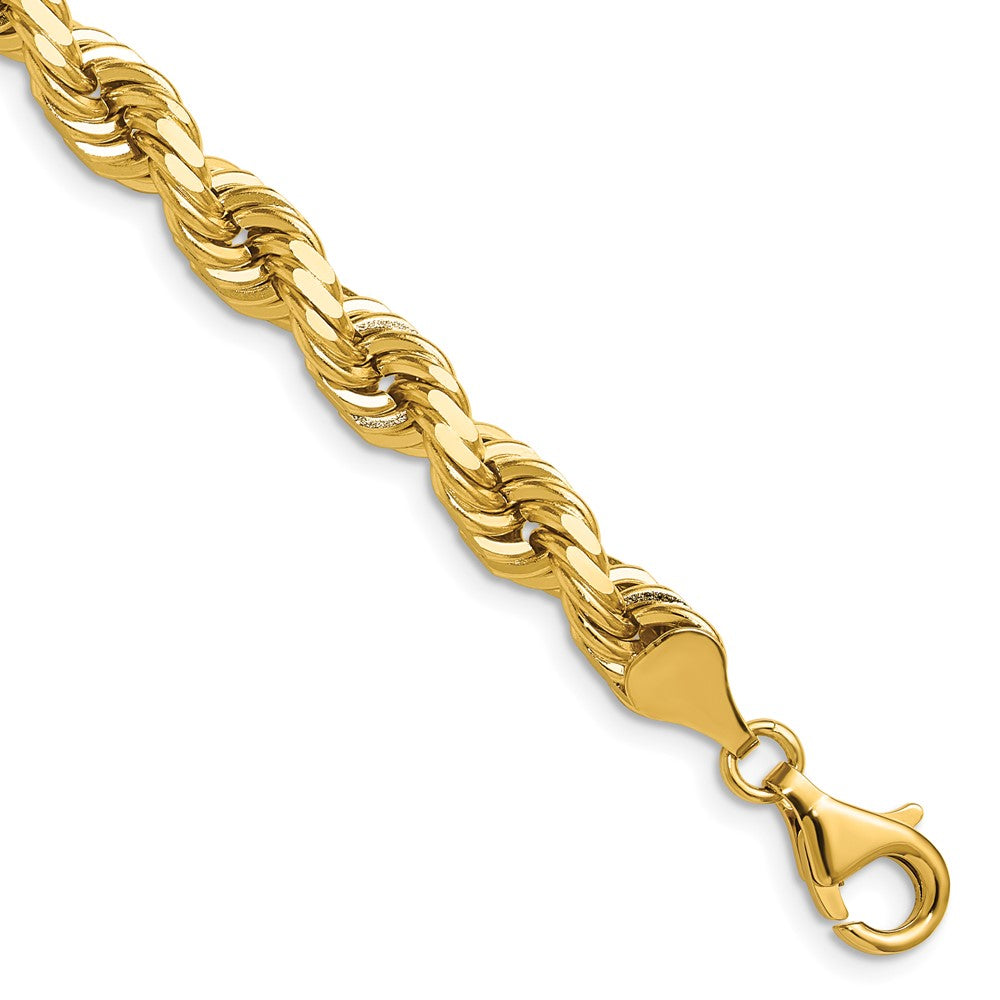 10k 6.5mm Diamond-cut Rope Chain