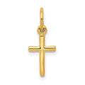 10k Small Cross Charm