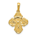 10k Four-Way Medal Pendant