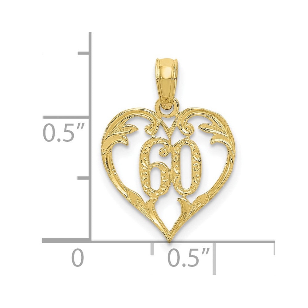 10k 60 Heart Pendant