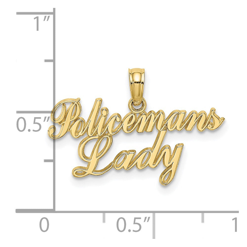10k POLICEMAN'S LADY Charm