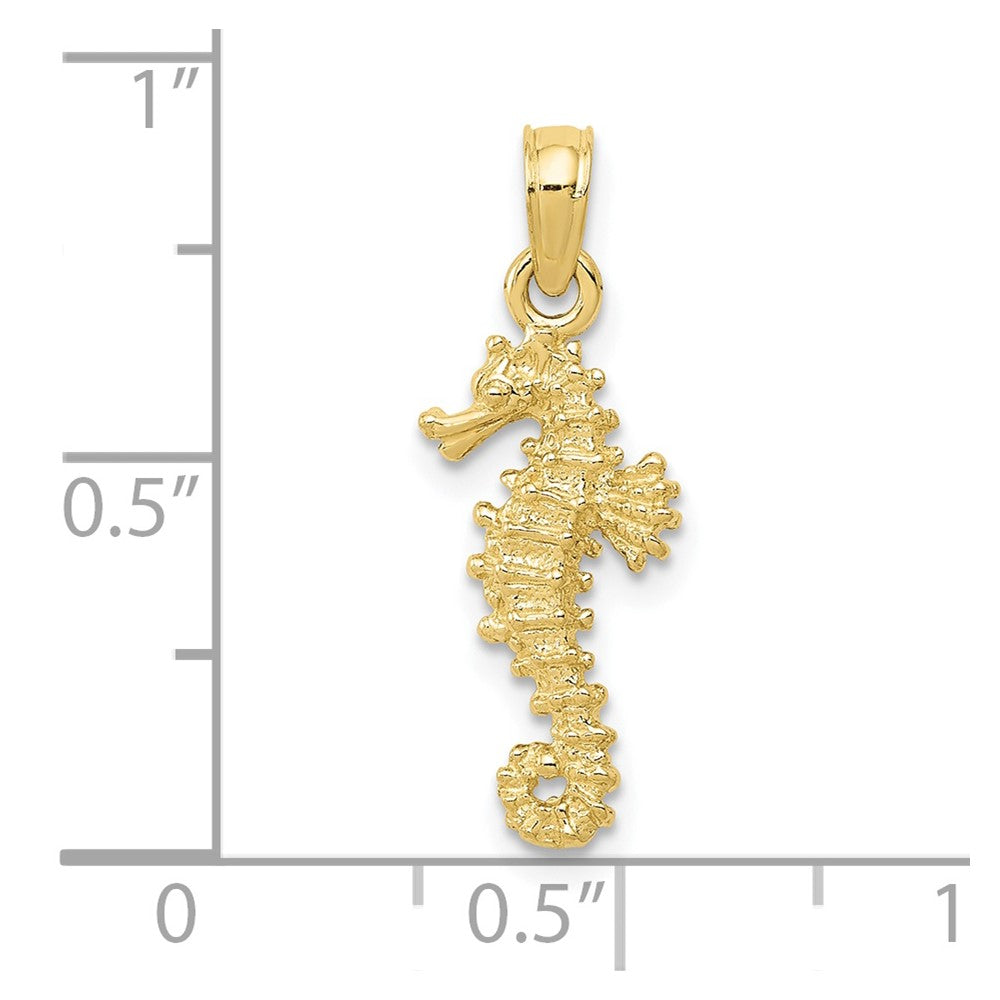10k Seahorse Pendant