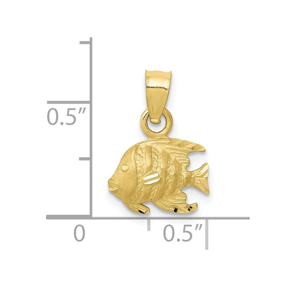 10K Fish Pendant
