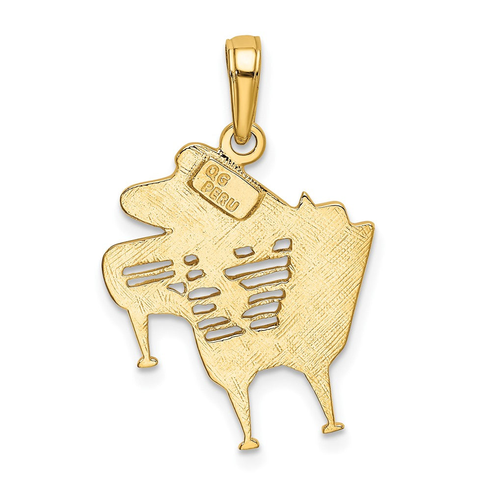 10k Piano Pendant